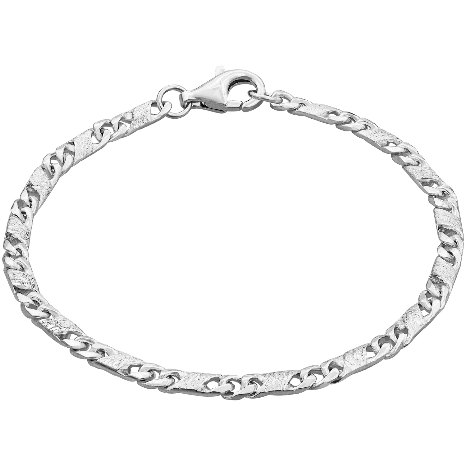 Armband Dollarkette 5,4 mm Silber-0