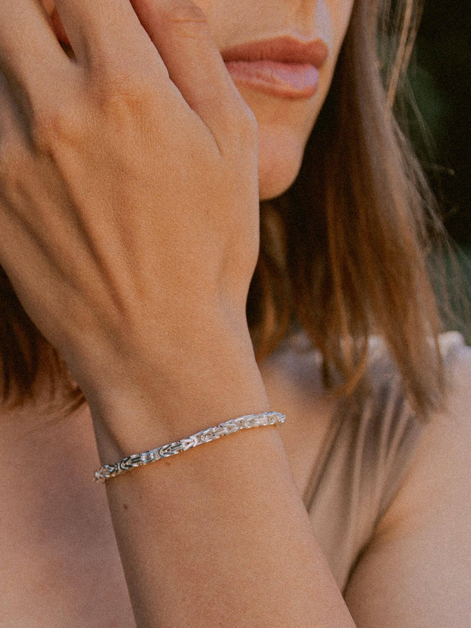 Armband Königskette ROYAL Klassisch Silber