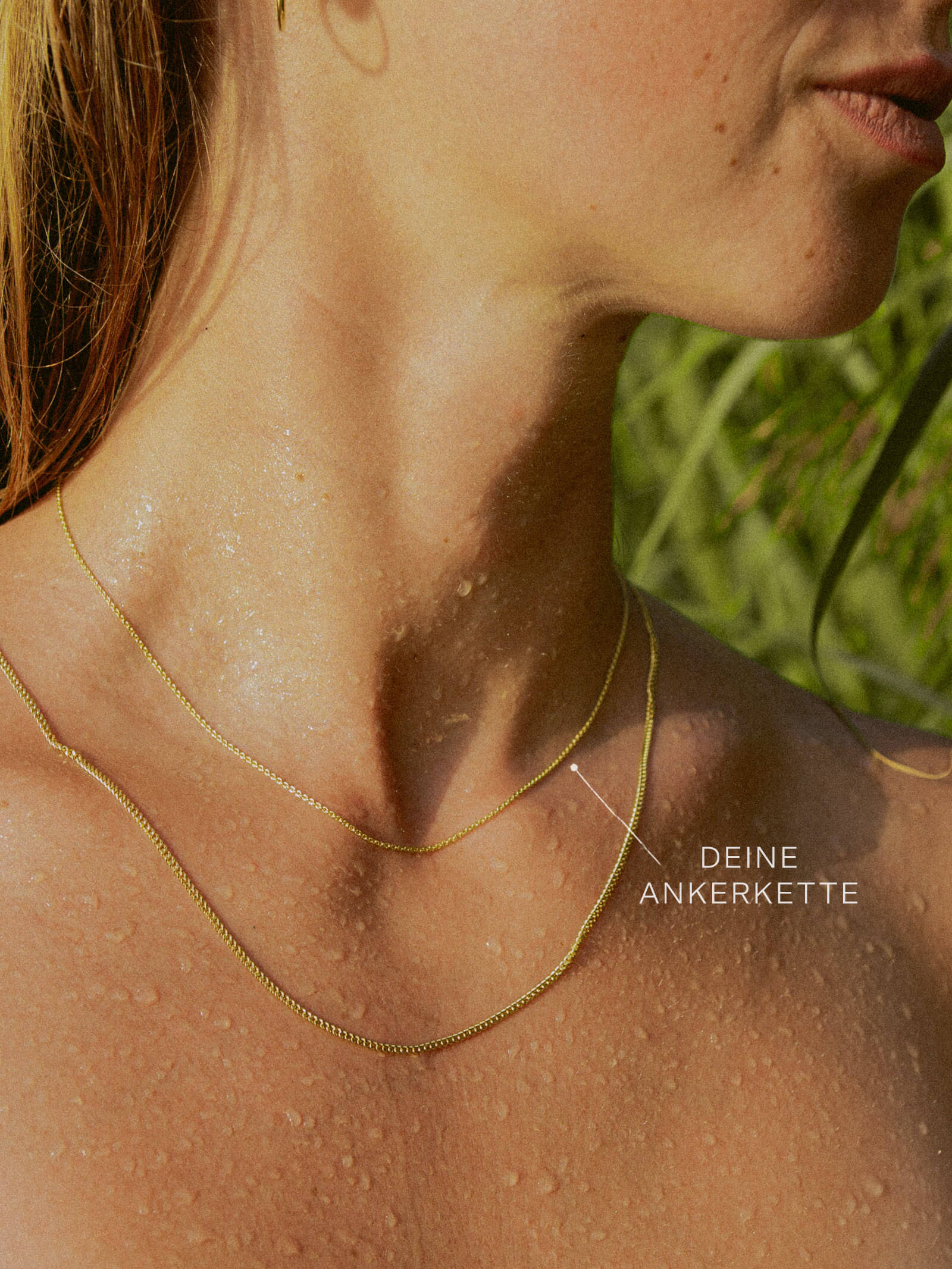 Ankerkette ZART aus 585er Gold (14 Karat)