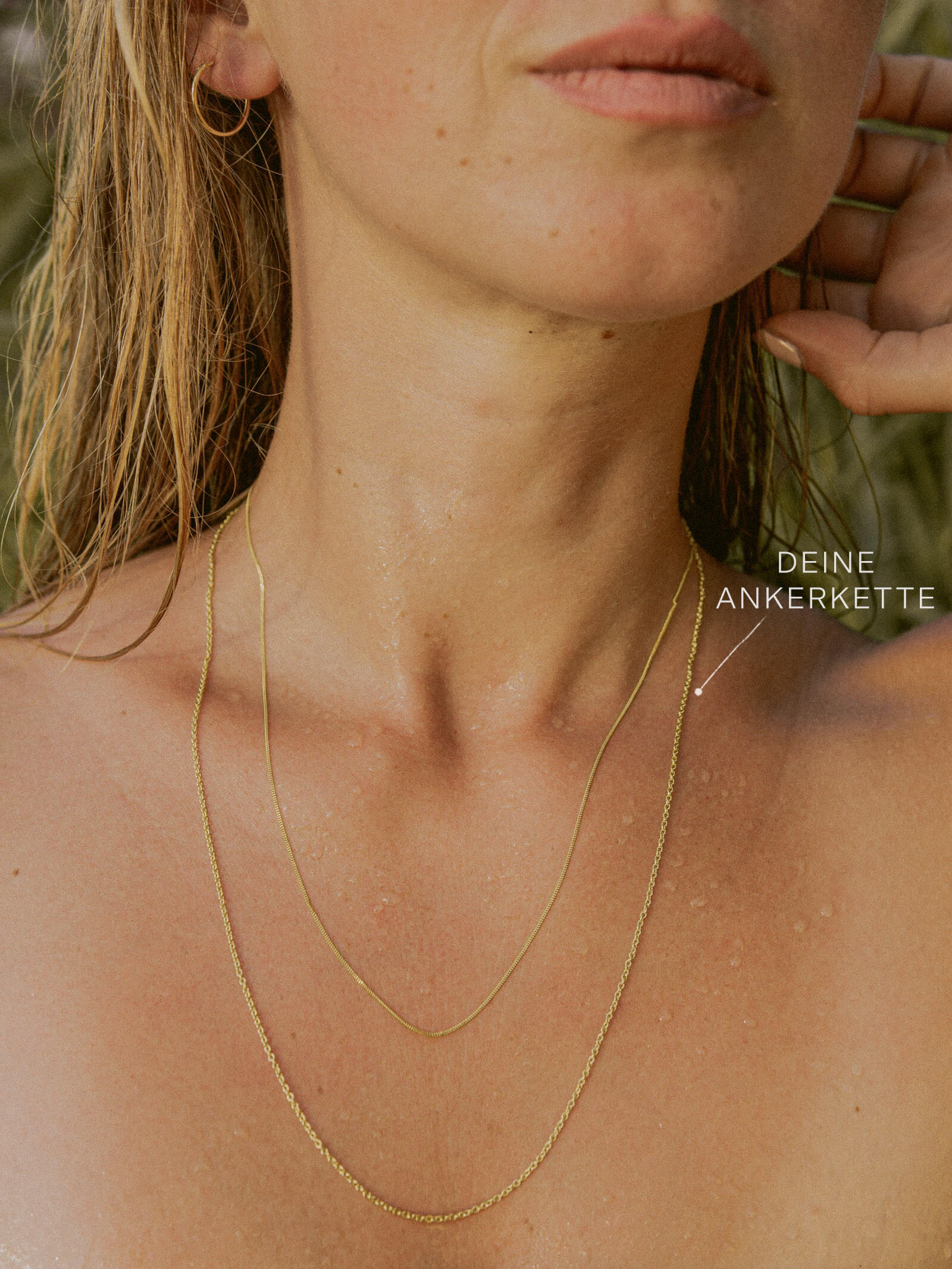 Ankerkette ZART Filigran Gold