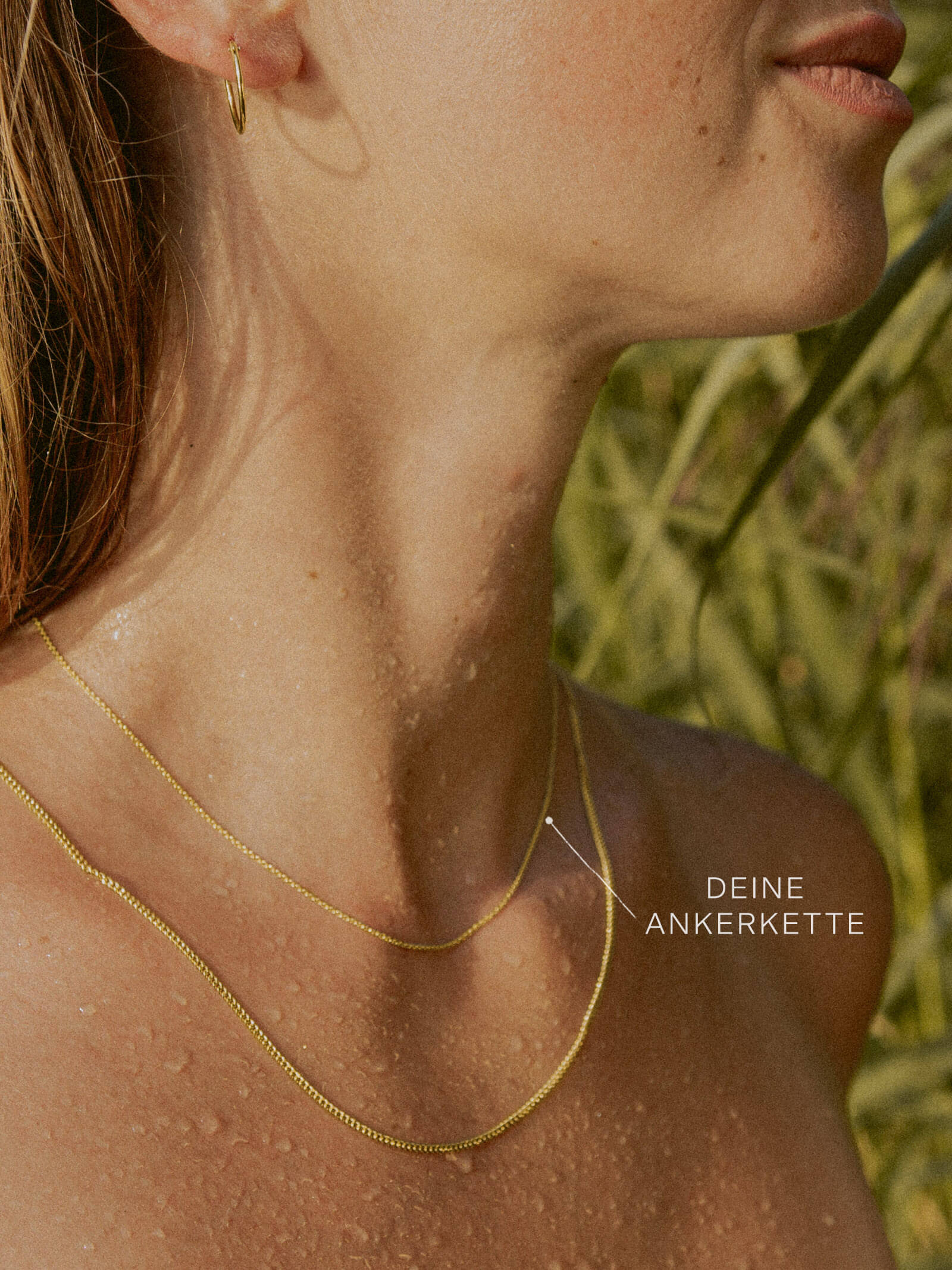Ankerkette ZART aus 585er Gold (14 Karat)
